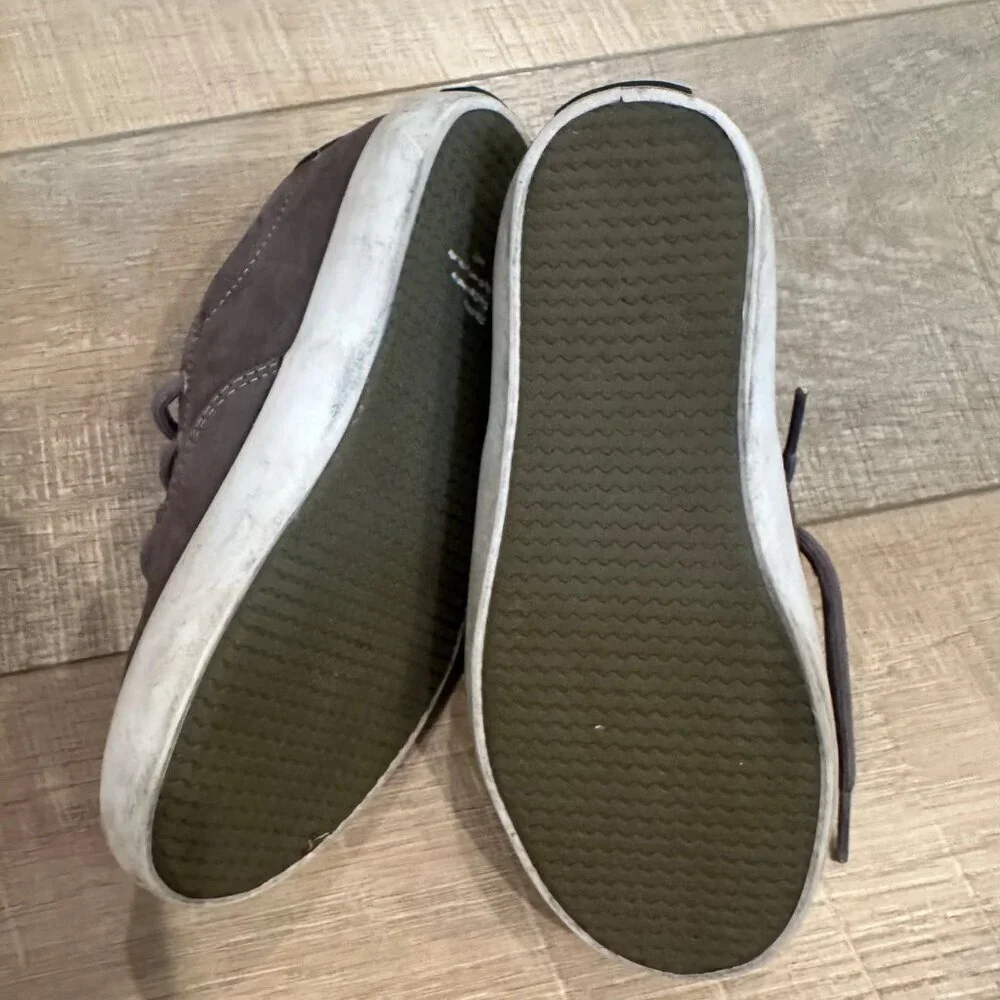 SPERRY BOYS LACE UP GRAY SHOES SIZE 12.5